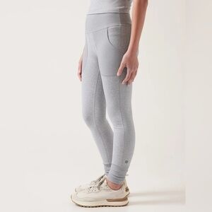 ATHLETA GIRL HIGH RISE SOFTLUXE TIGHT Gray Size XL/14